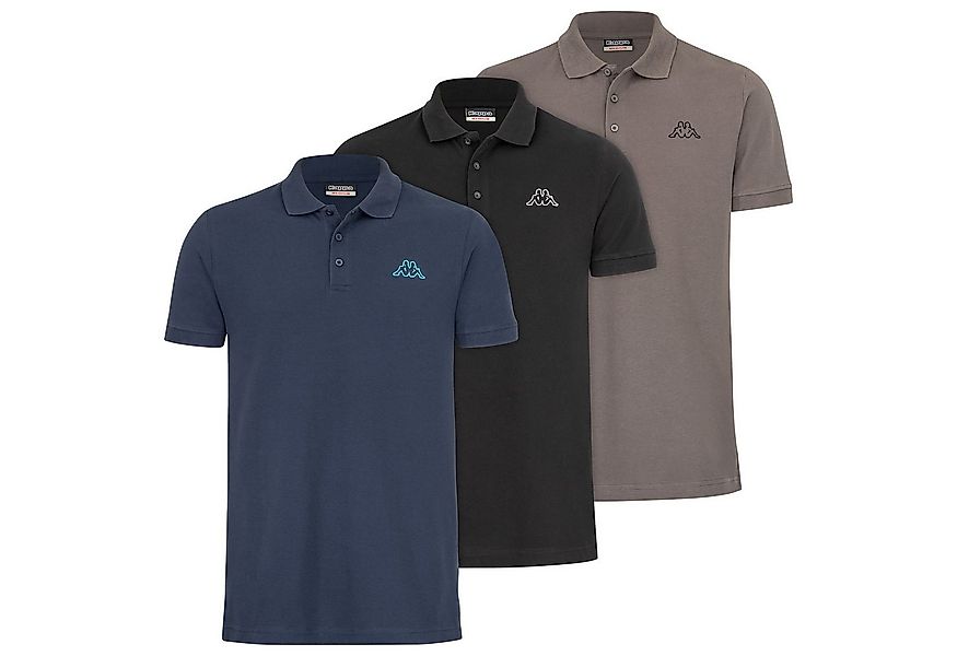 Kappa Poloshirt Kappa Herren Polo VELEOT 3 Polo Shirt 3er-Pack s/s 707408 günstig online kaufen