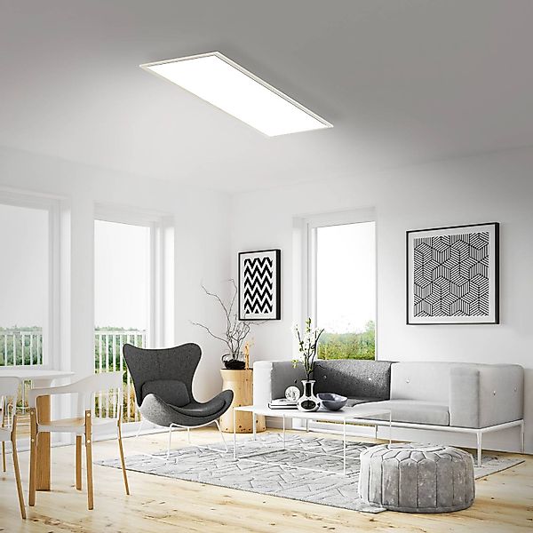 LED-Panel Simple, weiß, ultraflach, 119,5x29,5cm günstig online kaufen