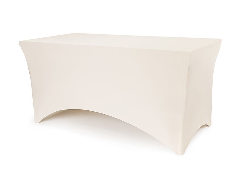 partydeco Tischläufer, Tischhusse 183x76cm rechteckig Beige günstig online kaufen