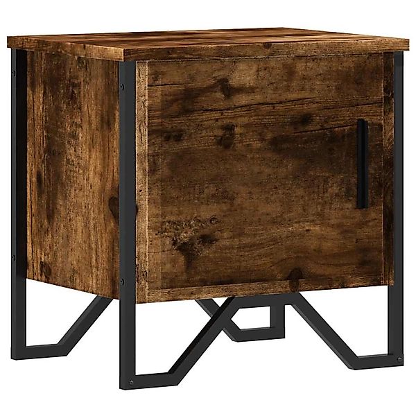 vidaXL Nachttisch Räuchereiche 40x30x40 cm Holzwerkstoff 848518 günstig online kaufen