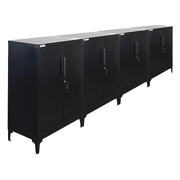 PROREGAL MegaDeal 4x Flügeltürenschrank ELEPHANT Mit Beinen & 2 Türen Absch günstig online kaufen