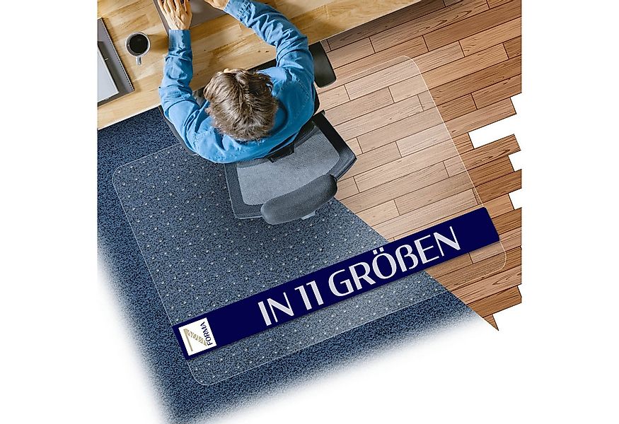 Nova Forma Bodenschutzmatte PET, transparente Schutzmatte für Teppichböden günstig online kaufen