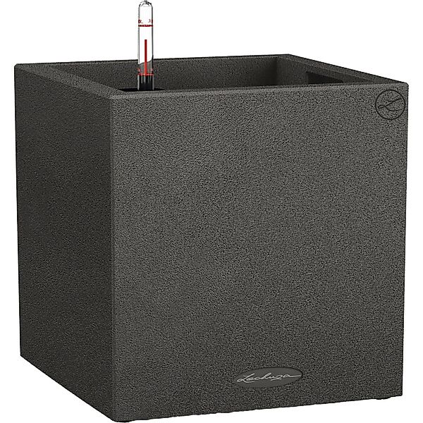 Lechuza® Pflanzgefäß Canto Stone,ow 30 Graphitschwarz 30 cm x 30 cm günstig online kaufen