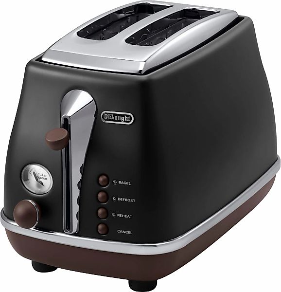 DeLonghi Toaster "CTOV 2003.BK" 2 kurze Schlitze 900 W günstig online kaufen