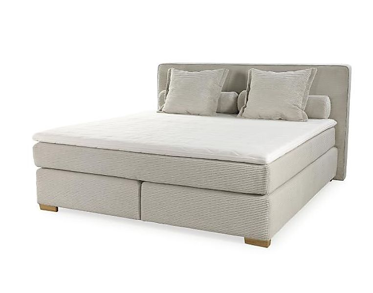 Boxspringbett ROMY von Jockenhöfer 180x200cm greige günstig online kaufen