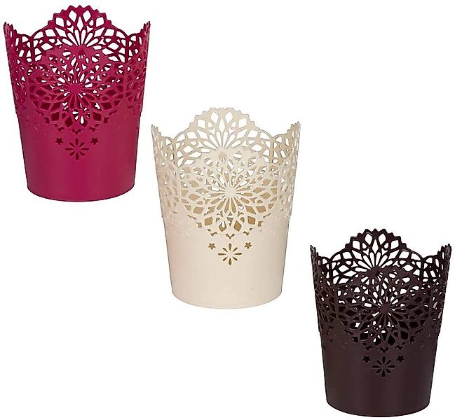 LB H&F Lilienburg Übertopf 3er SET günstig online kaufen