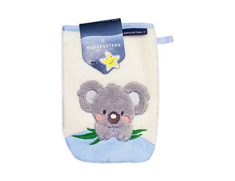 Morgenstern Waschhandschuh Gästetuch Koala blau günstig online kaufen