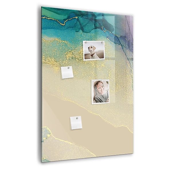 Tulup Magnettafel Glas Bunter Marmor 70x100 cm Magnettafel Zum Schreiben Sc günstig online kaufen