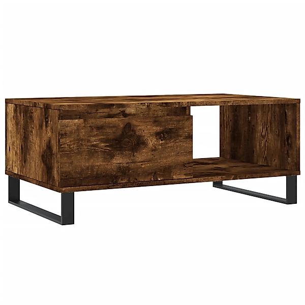 vidaXL Couchtisch Räuchereiche 90x50x36,5 cm Holzwerkstoff 830577 günstig online kaufen