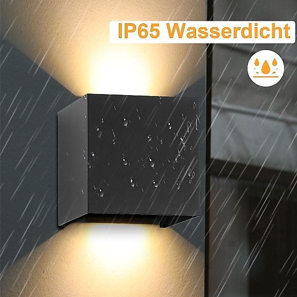 LETGOSPT Wandleuchte Smart WiFi LED Wandlampe günstig online kaufen