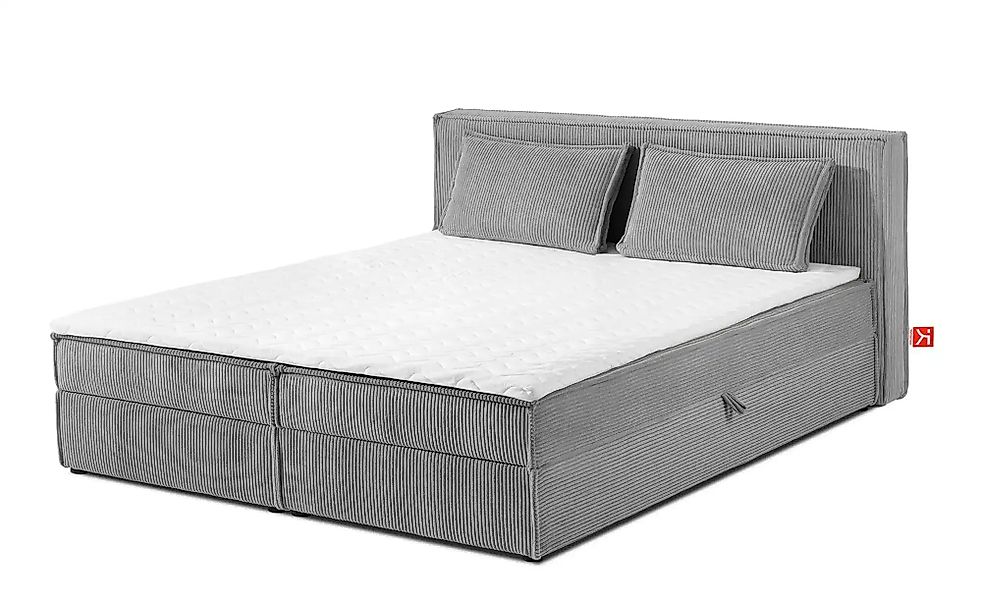 KONSIMO Boxbett   ¦ grau ¦ Maße (cm): B: 185 H: 95 Betten > Polsterbetten - günstig online kaufen