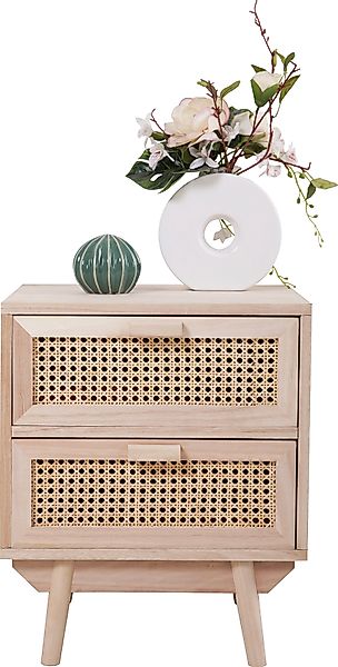 SalesFever Nachtkommode »Vejle Nachttisch im eleganten Stil« Handgefertigte günstig online kaufen