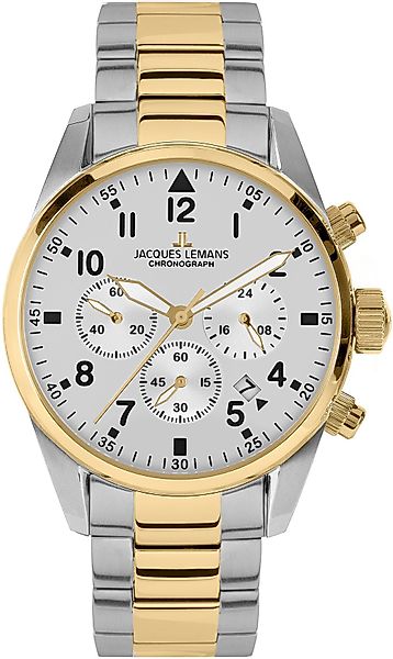 Jacques Lemans Chronograph Barcelona 42-2G, Quarzuhr, günstig online kaufen