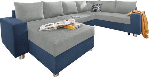 COLLECTION AB Wohnlandschaft "Paris U-Form" mit Federkern, wahlweise mit Be günstig online kaufen