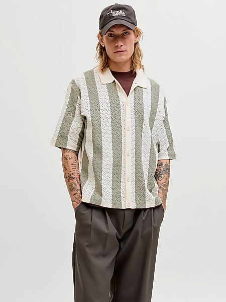 Jack & Jones Polokragenpullover "JORTYLER KNIT SS POLO SN" Baumwollmischung günstig online kaufen