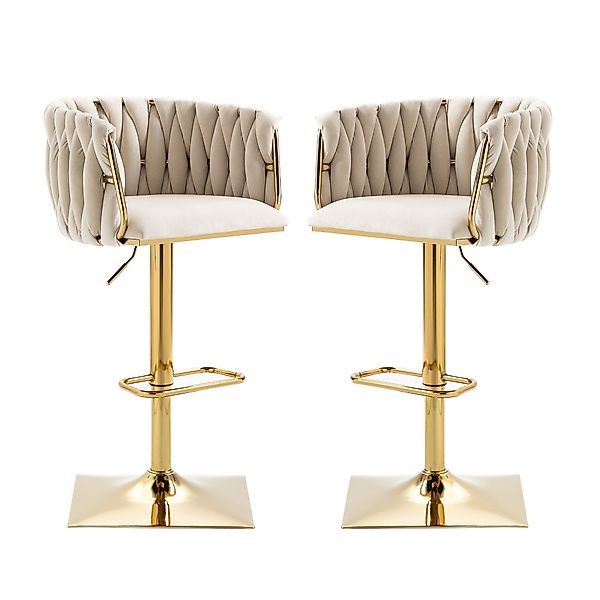 OKWISH Barhocker Drehbare Barhocker, 2er-Set, höhenverstellbare günstig online kaufen