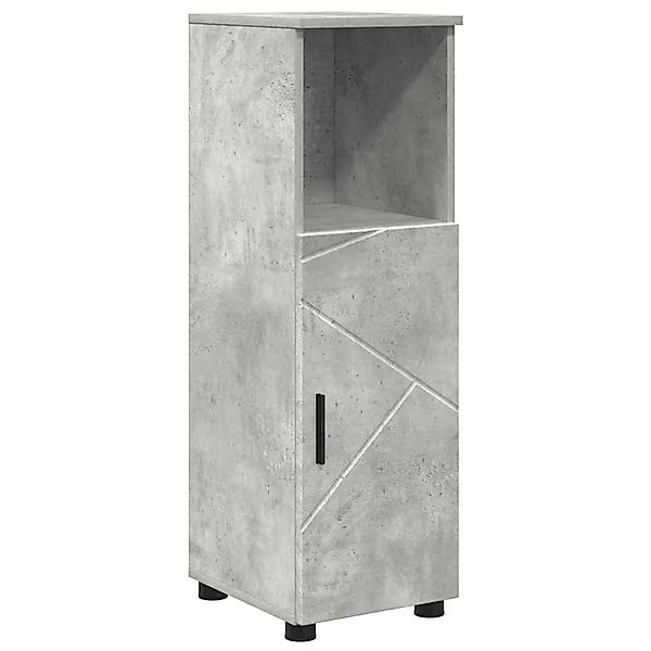 vidaXL Badezimmerschrank mit Speicher Beton Grau 30 x 35 x 95 cm 883317 günstig online kaufen