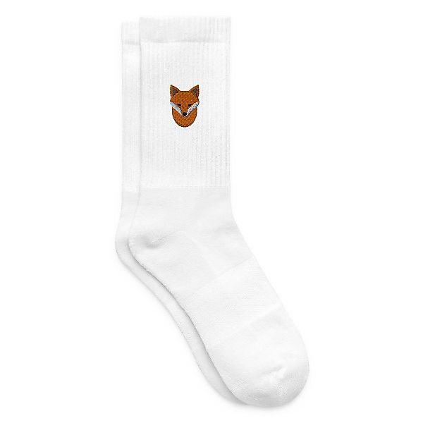 Spreadshirt Socken Gestickter Fuchs Für Naturfans günstig online kaufen