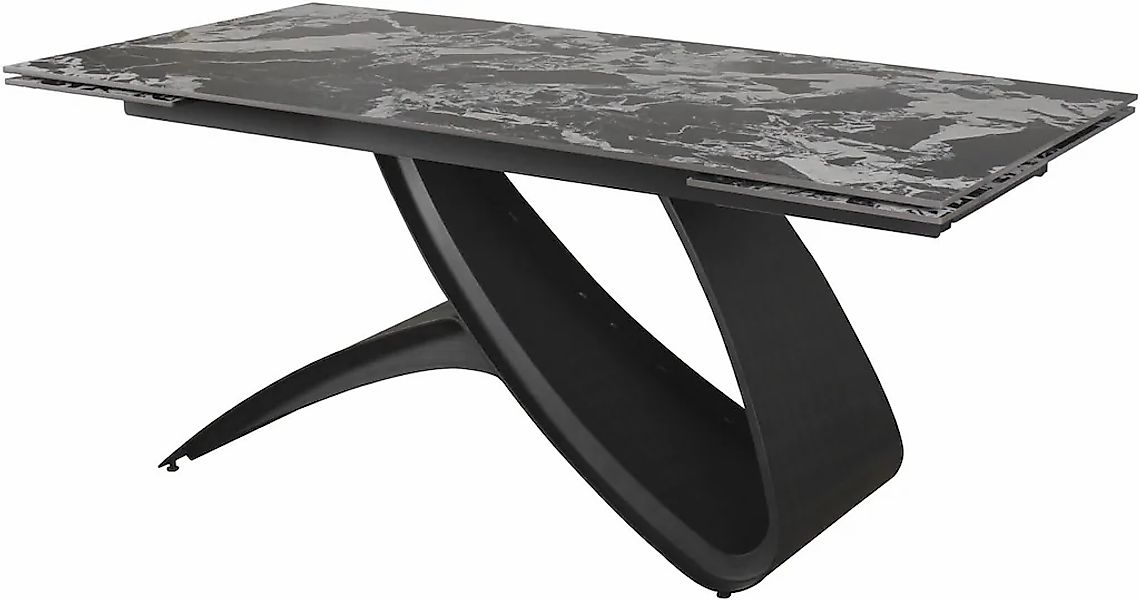 Home affaire Esstisch "Tangularis" 3 Stk. tlg. erweiterbar mit 2 Auszügen a günstig online kaufen