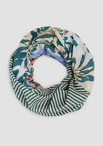 s.Oliver Loop Snood, Loop-Schal mit All-over-Print günstig online kaufen
