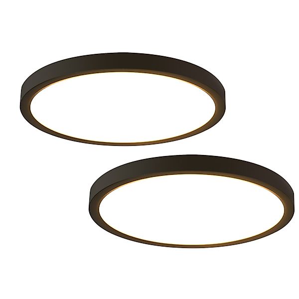 ZMH LED Deckenleuchte Whonzimmer Ø17/18/27CM Modern günstig online kaufen