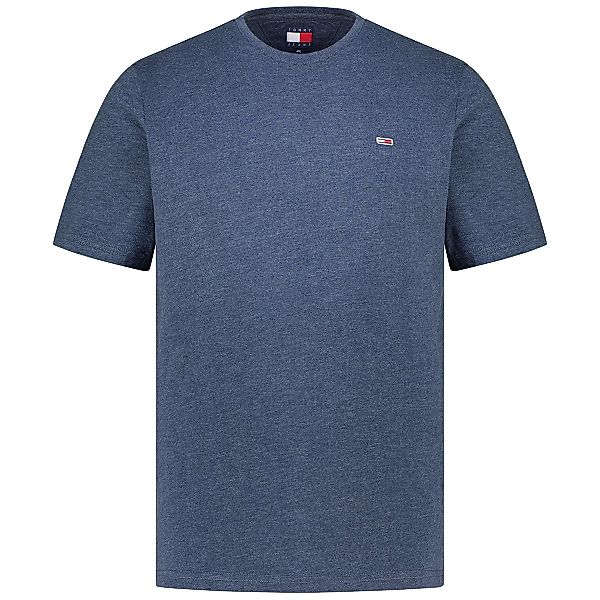 Tommy Jeans T-Shirt aus Materialmix Farbe dunkelblau Größe: 6XL günstig online kaufen