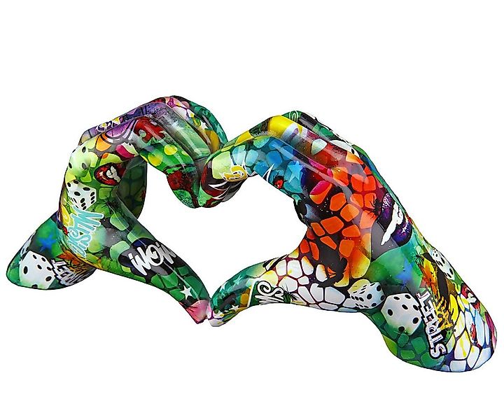 Casablanca by Gilde Dekoobjekt Herz Hände Graffiti – Street-Art Skulptur 29 günstig online kaufen