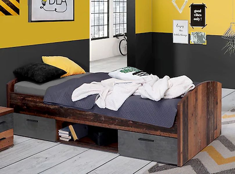 FORTE Bettgestell "Winnie" mit Schubkästen günstig online kaufen