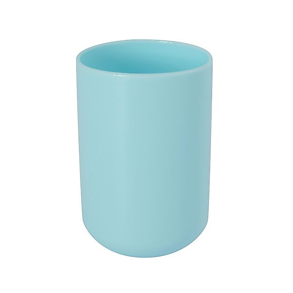 MSV Zahnputzbecher Inagua Polystyrol Ø 7,1 cm x 10,5 cm Pastellgrün günstig online kaufen