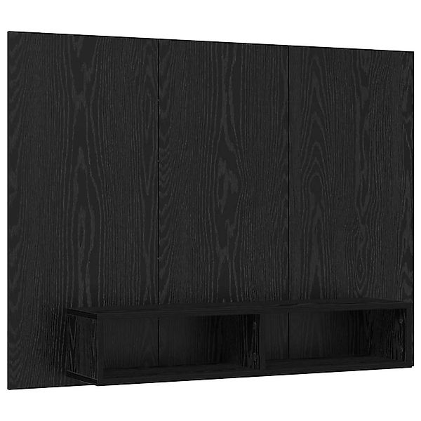 vidaXL Wand TV Schrank Schwarz Eichen-Optik 120 x 23,5 x 90 cm 875187 günstig online kaufen