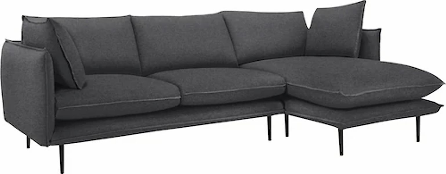 Home affaire Ecksofa »Somba L-Form« mit dickem Keder, Ottomane wahlweise li günstig online kaufen