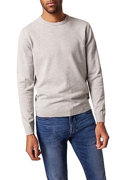 Pierre Cardin Rundhalspullover Strick RH mit Rippbündchen günstig online kaufen