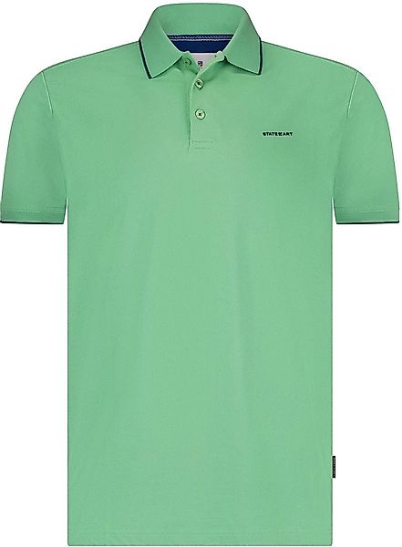State of Art Poloshirt Piqué Hellgrün - Größe 4XL günstig online kaufen
