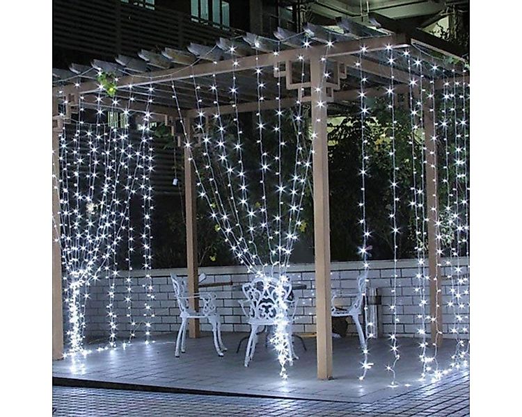 Salcar LED-Lichterkette LED Lichtvorhang Weihnachten Lichterkette 8 Beleuch günstig online kaufen