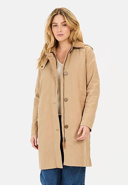 camel active Trenchcoat aus gewachster Baumwolle günstig online kaufen