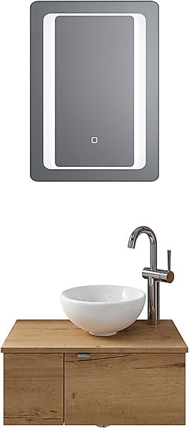 Saphir Badmöbel-Set "Serie 6915" 4 Stk. tlg. Gäste-Bad, 61 cm breit, mit LE günstig online kaufen