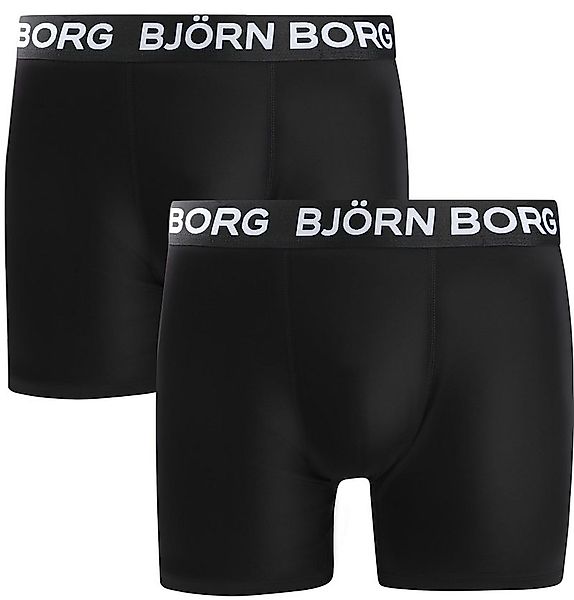 Bjorn Borg Sports Boxershorts 2-Pack Schwarz  - Größe XL günstig online kaufen