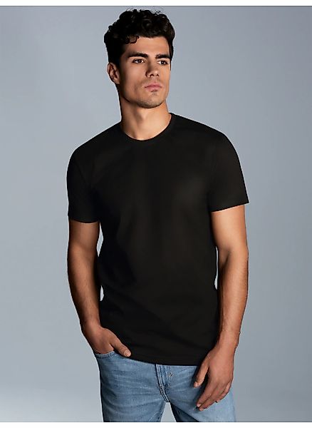 Trigema T-Shirt "TRIGEMA Slim Fit T-Shirt aus DELUXE Baumwolle", (1 tlg.) günstig online kaufen