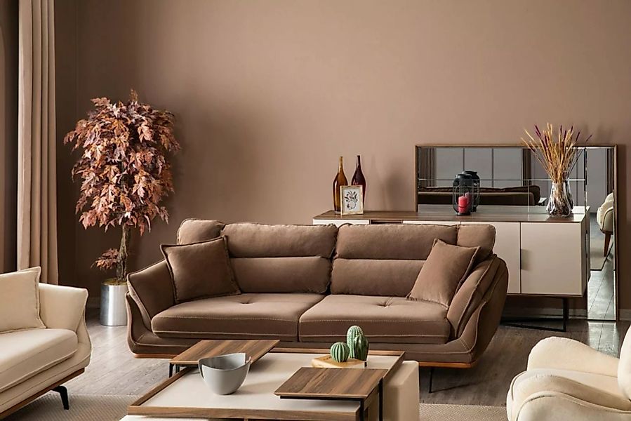 JVmoebel 3-Sitzer Textil Dreisitz Sofa Möbel Couchen Wohnzimmer, Made in Eu günstig online kaufen