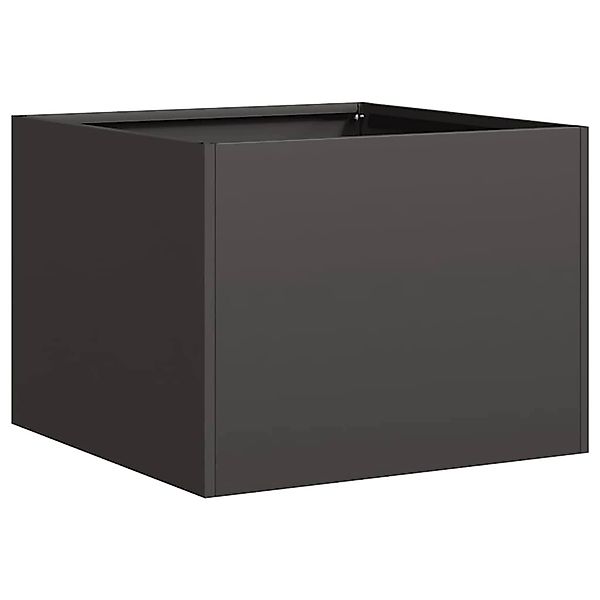 vidaXL Pflanzkübel Schwarz 40x40x30 cm Stahl 860794 günstig online kaufen