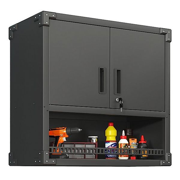 MC Star Wandhängeschrank Werkzeug Schrank mit Tür und Fach, Metallwandregal günstig online kaufen