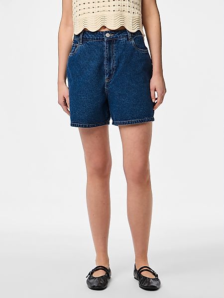 pieces Jeansshorts "PCABBI MW SHORTS NOOS" günstig online kaufen