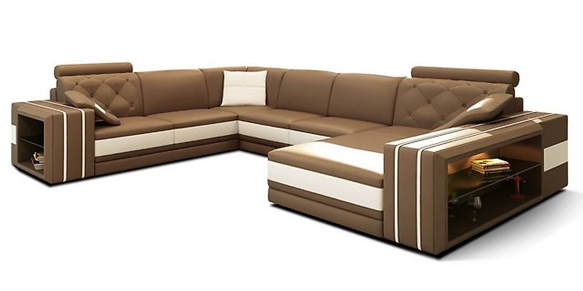 JVmoebel Ecksofa Couch Polster Ecke Wohnlandschaft xxl Big Sofas Wittlich B günstig online kaufen