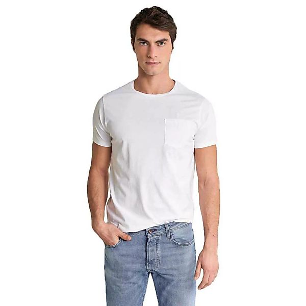 Salsa Jeans Plant Dye And Pocket Kurzärmeliges T-shirt L White günstig online kaufen
