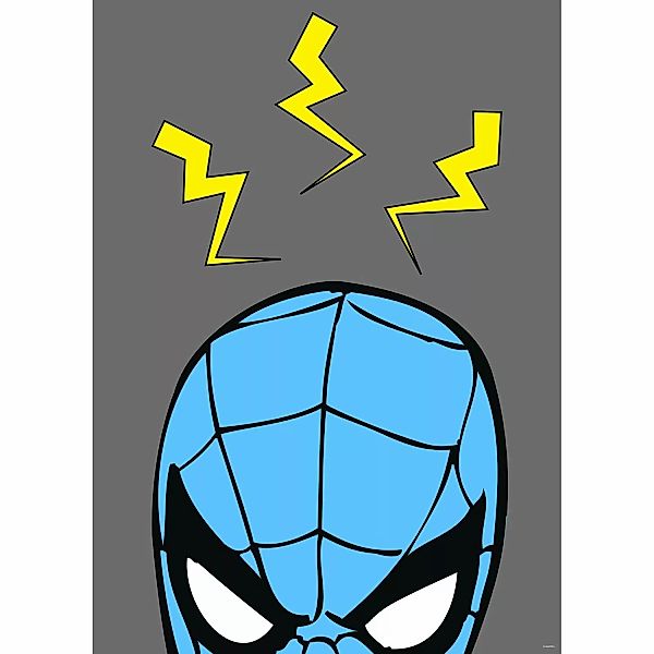 Komar Poster Spider-Man Blau und Grau 40 cm x 50 cm 612847 günstig online kaufen