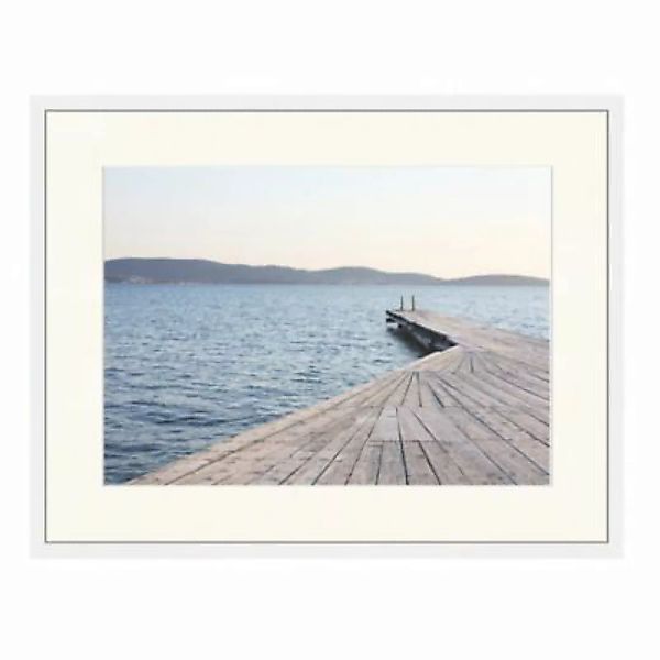 Any Image Wandbild Steg am Meer weiß Gr. 30 x 40 günstig online kaufen
