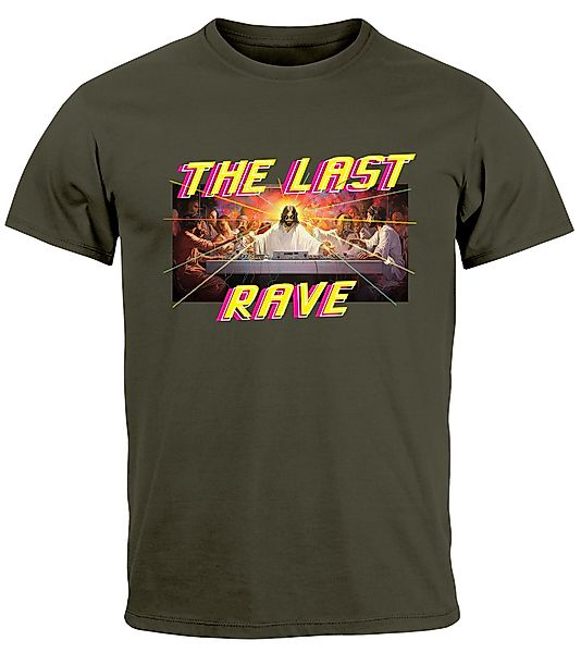 Neverless Print-Shirt Herren T-Shirt Techno The günstig online kaufen