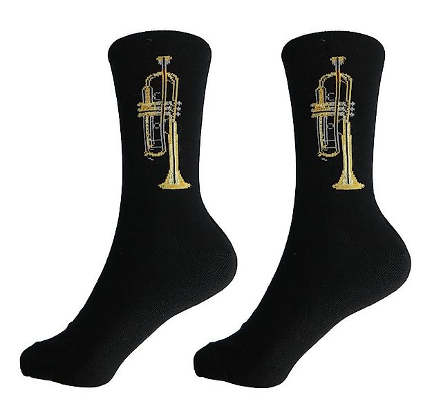 mugesh Freizeitsocken Musik-Socken Trompete für Musiker günstig online kaufen
