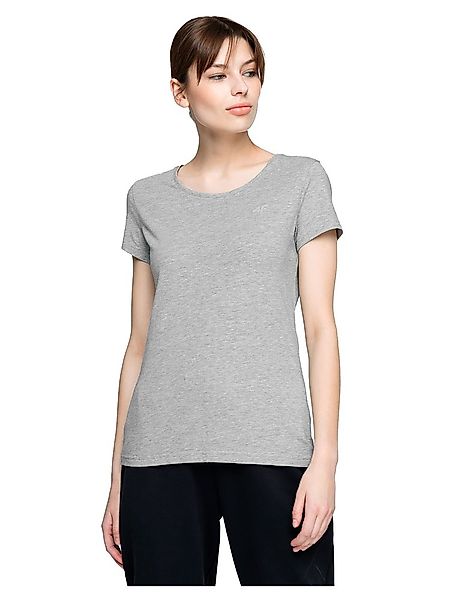 4f Kurzärmeliges T-shirt S Cold / Light Grey Melange günstig online kaufen