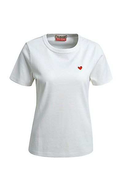 Smith & Soul T-Shirt mit Stickerei, Rundhals günstig online kaufen
